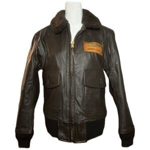 US NAVY Leather Flight Jacket